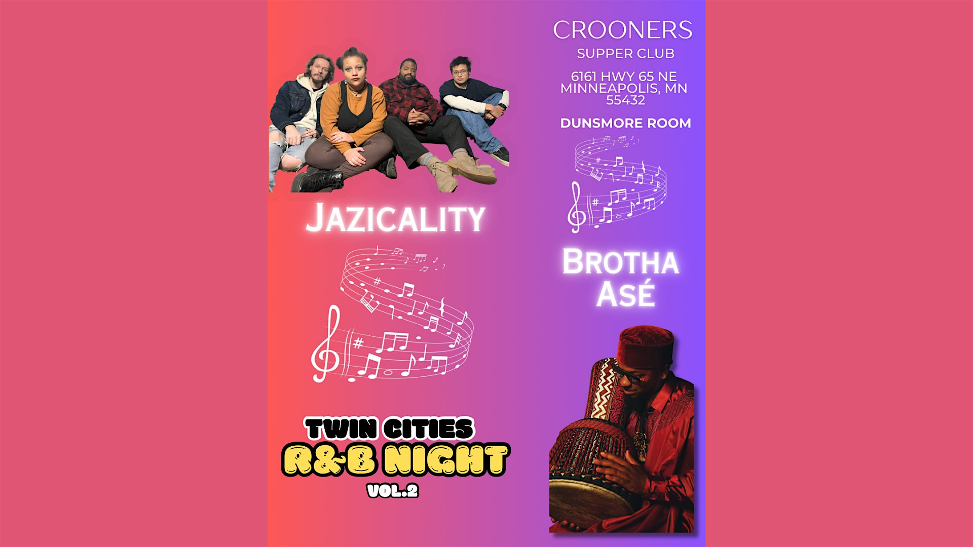 Twin Cities R&B Night Vol 3 artwork from Crooners Supper Club