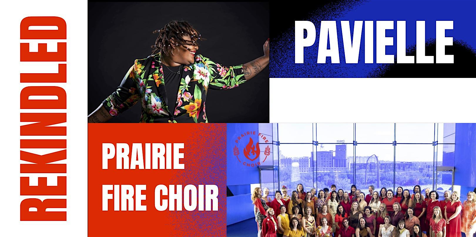 Rekindled: Prairie Fire Choir and PaviElle artwork from Crooners Supper Club